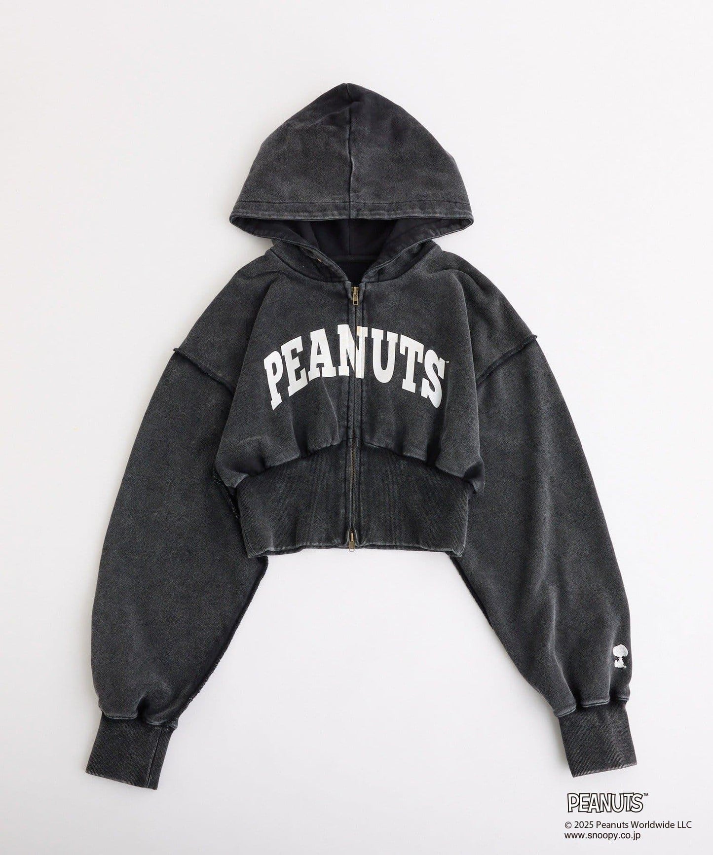 【《PEANUTS》聯名】史努比刺繡連帽衛衣