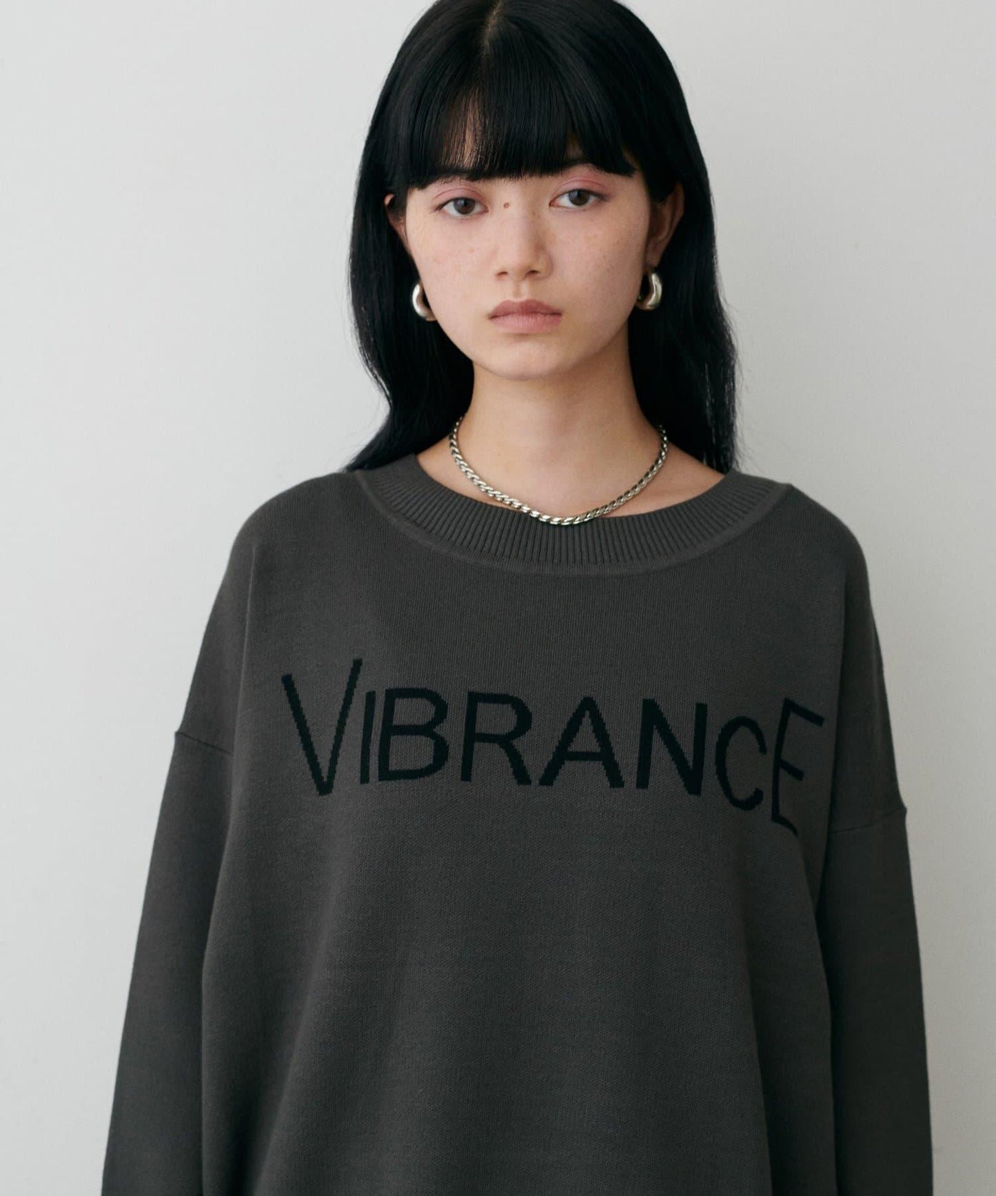 logo提花針織套頭衫