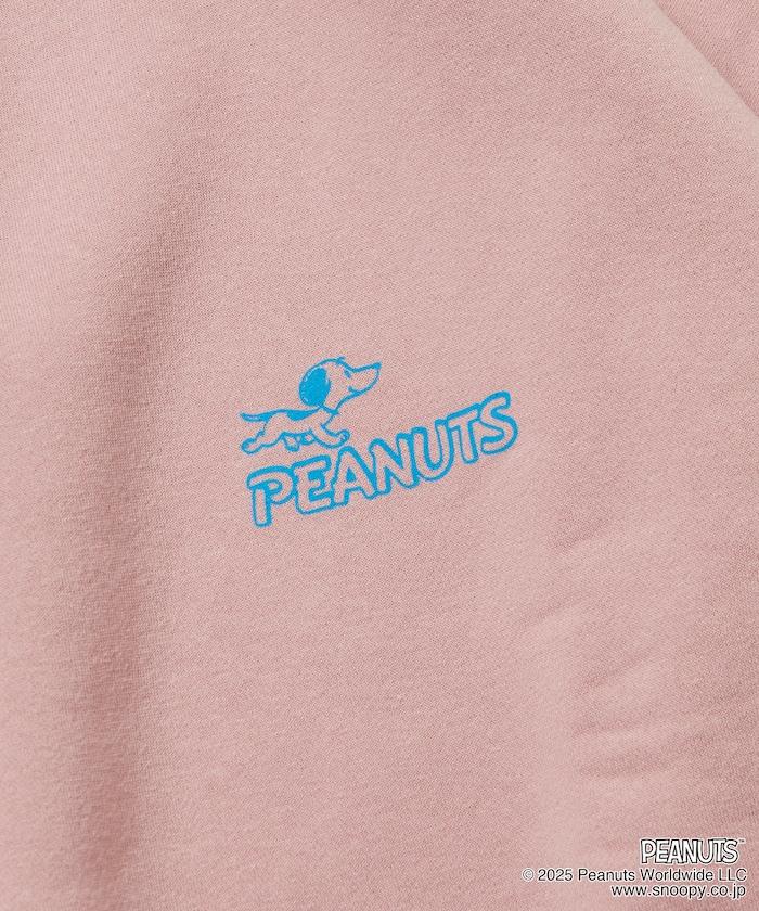 《PEANUTS》/《PEANUTS》特別款背面印花圓領衛衣/史努比
