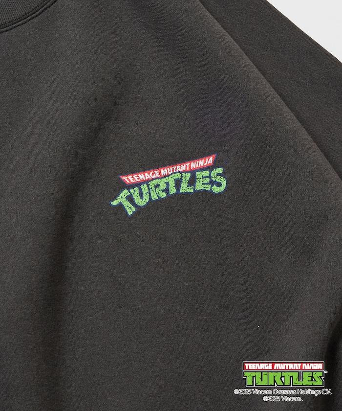 TEENAGE MUTANT NINJA TURTLES/忍者神龜 特別款寬鬆版型背部印花圓領衛衣