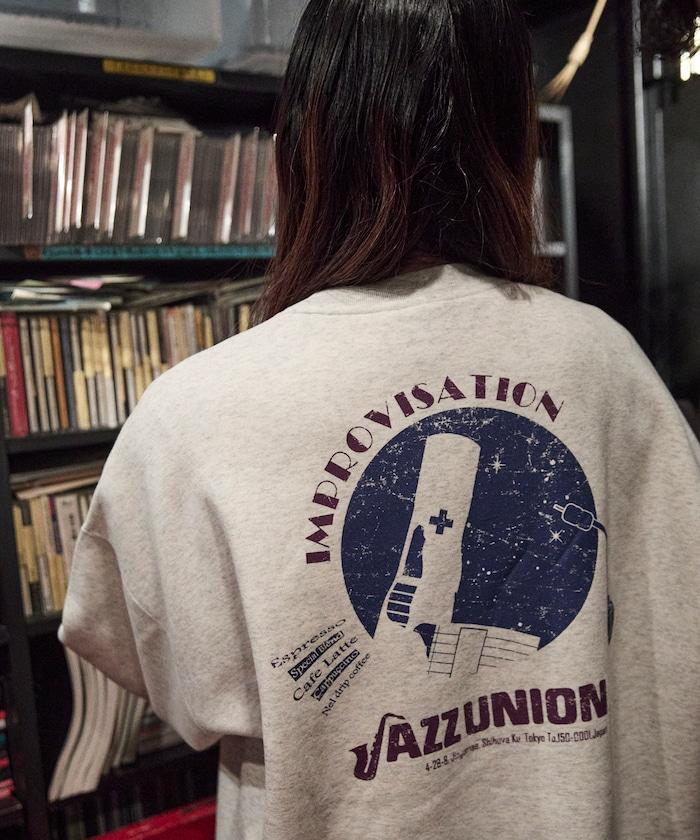 JAZZ UNION×FREAK'S STORE/ジャズユニオン 特別款 寬鬆版型 背部印花 圓領衛衣【限量】