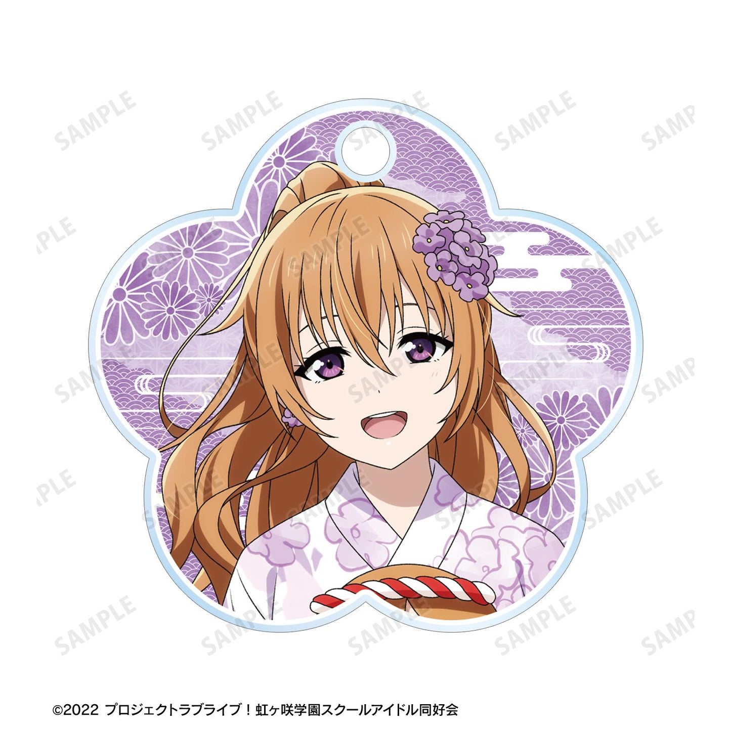 LoveLive!虹咲學園學園偶像同好會_新繪 近江彼方 廟會ver. 雙連線亞克力鑰匙扣