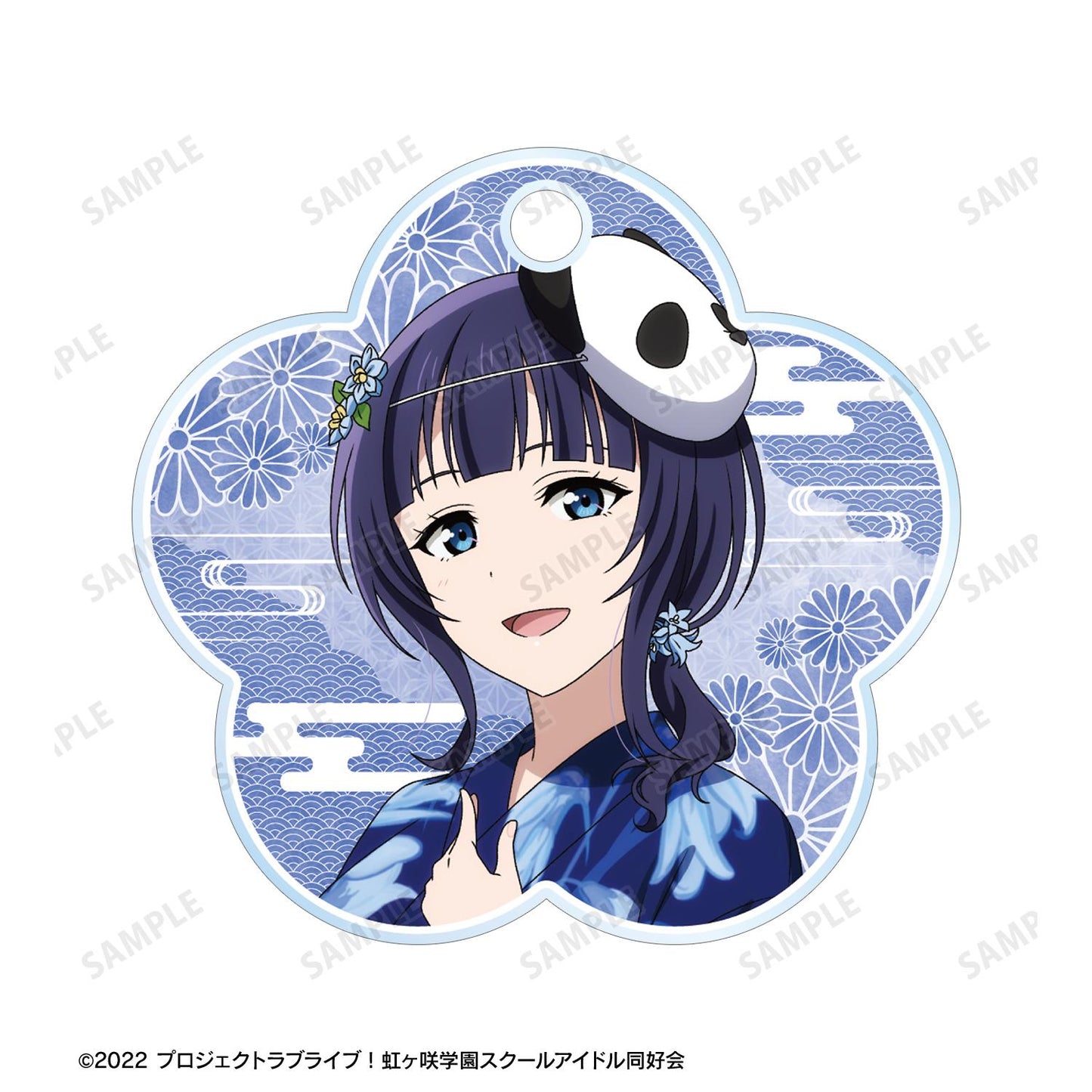 LoveLive!虹咲學園學園偶像同好會_新繪 朝香果林 廟會ver. 雙連線亞克力鑰匙扣