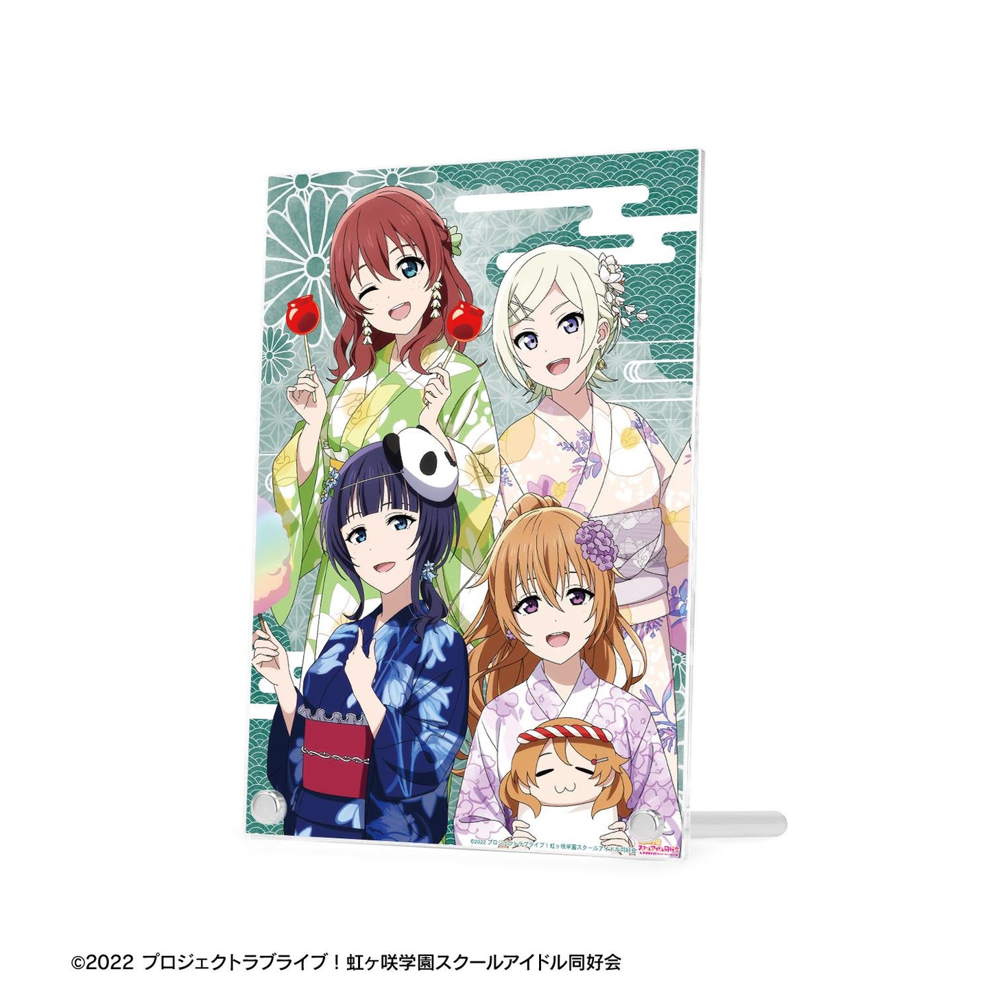 LoveLive!虹咲學園學園偶像同好會 繪製插畫 3年級 緣日ver. A5亞克力板
