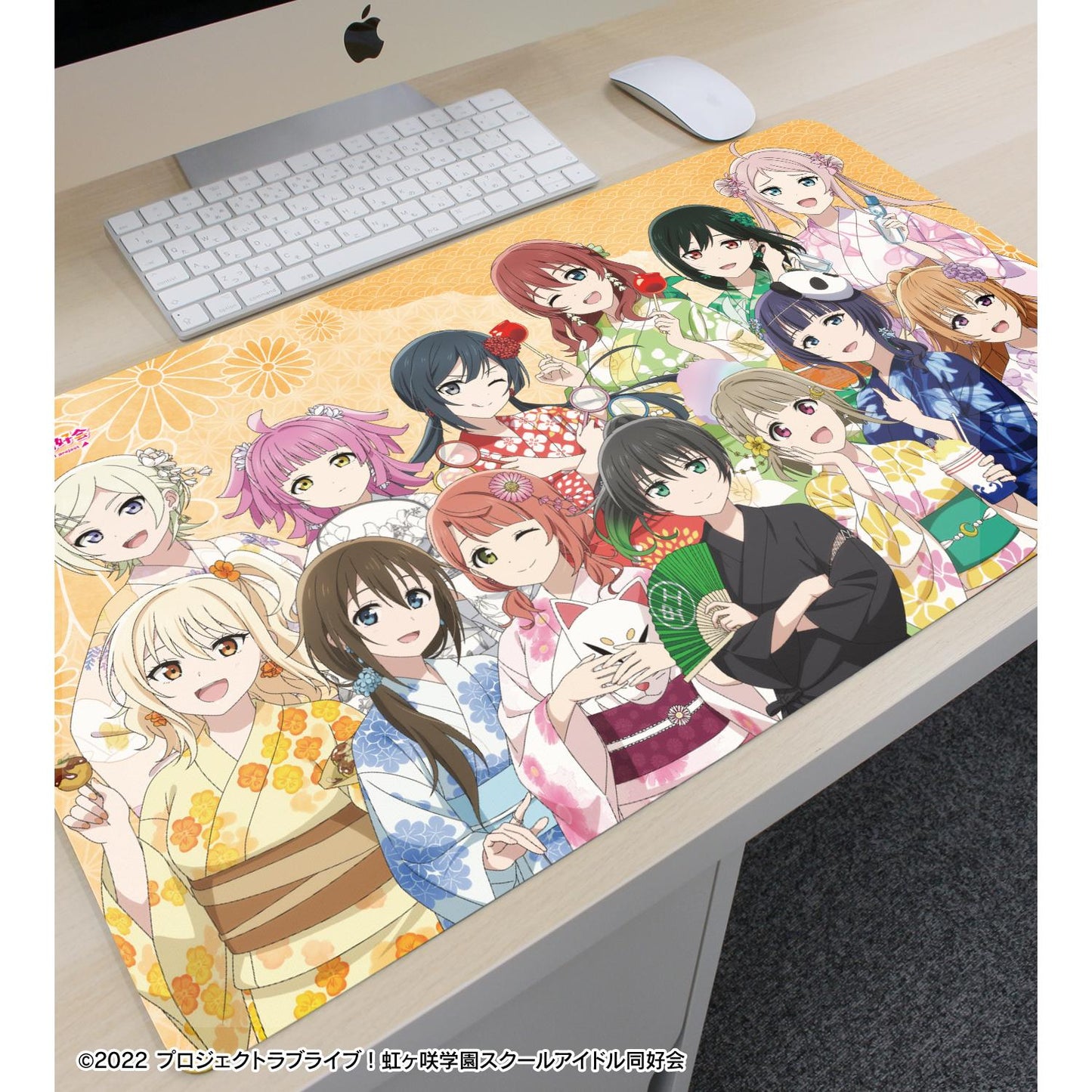LoveLive! 虹咲學園學園偶像同好會_新繪 集合 廟會ver. 多功能桌墊