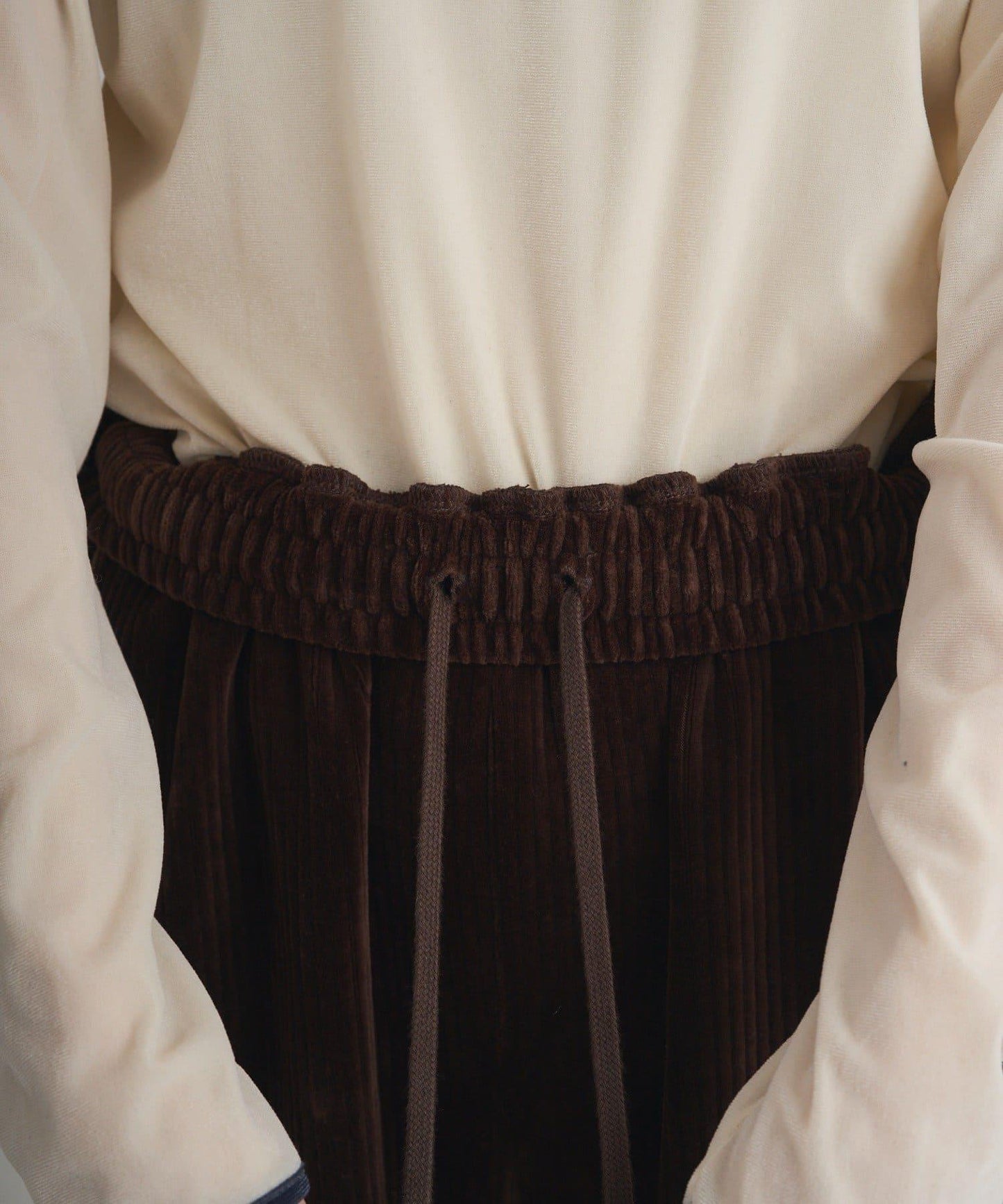 彈力燈芯絨休閒褲