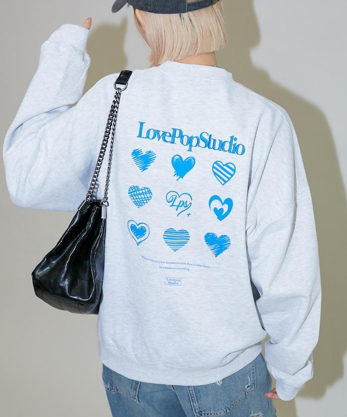 LOVE POP STUDIO 愛心圖案衛衣