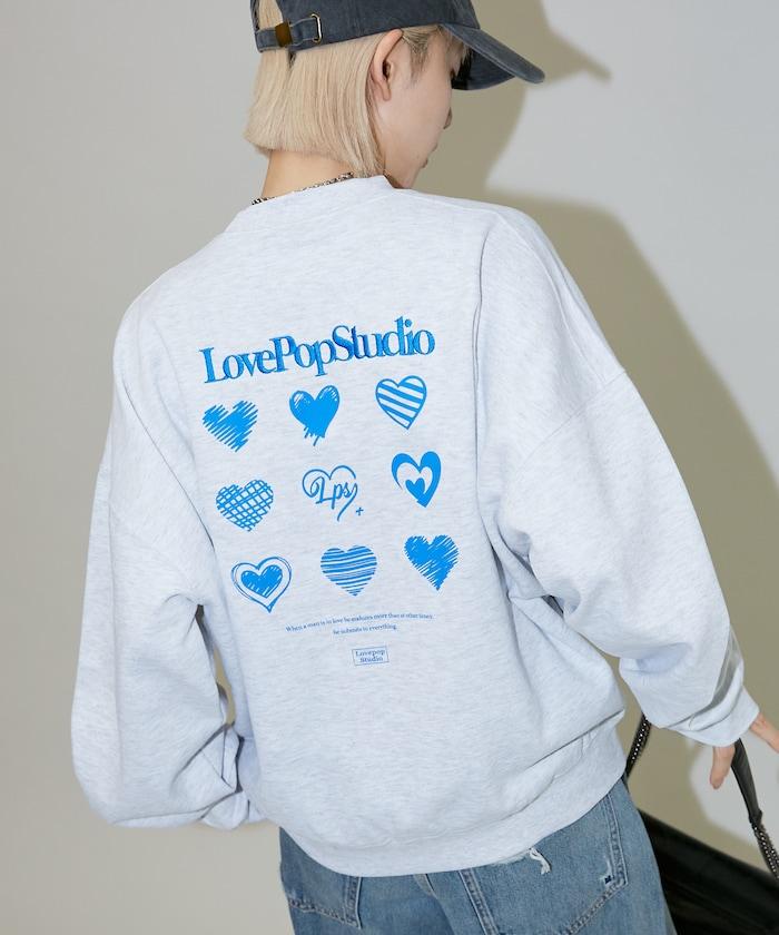 LOVE POP STUDIO 愛心圖案衛衣