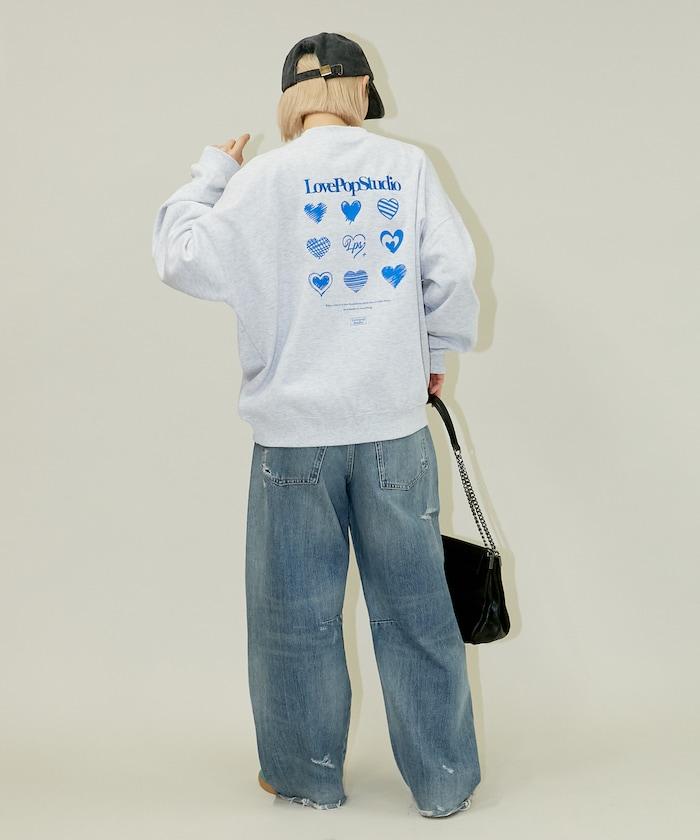 LOVE POP STUDIO 愛心圖案衛衣