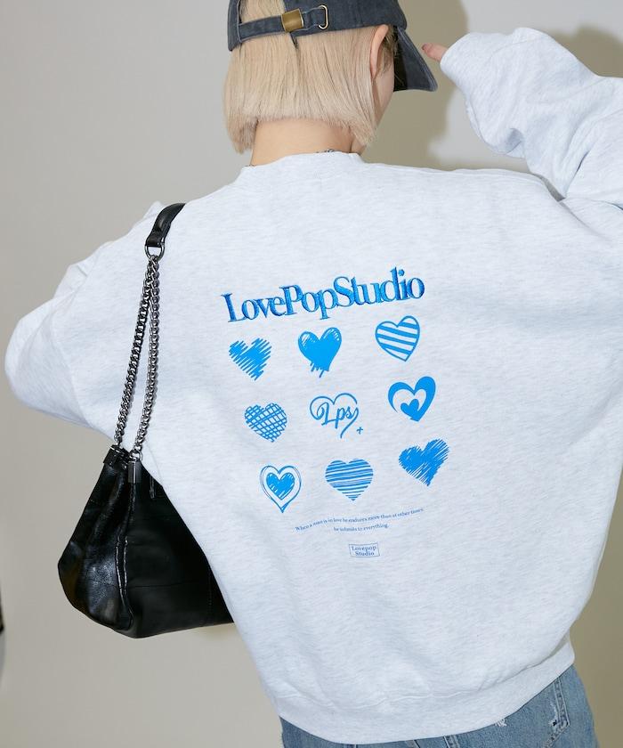 LOVE POP STUDIO 愛心圖案衛衣