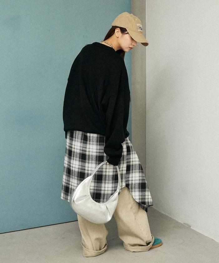 法鬥犬圖案針織衫