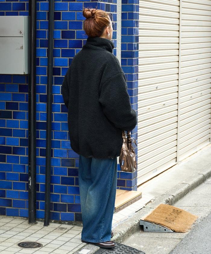 立領可雙面穿羊羔絨夾克