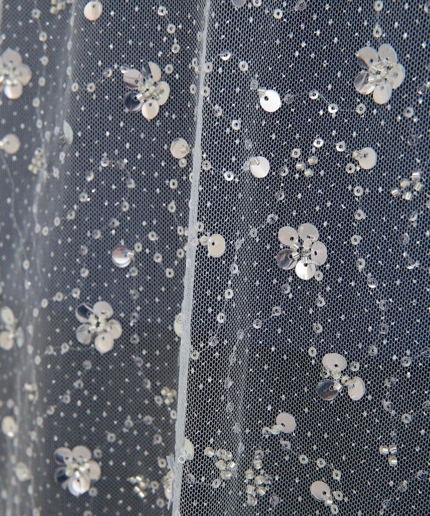 水晶裝飾透視吊帶連衣裙