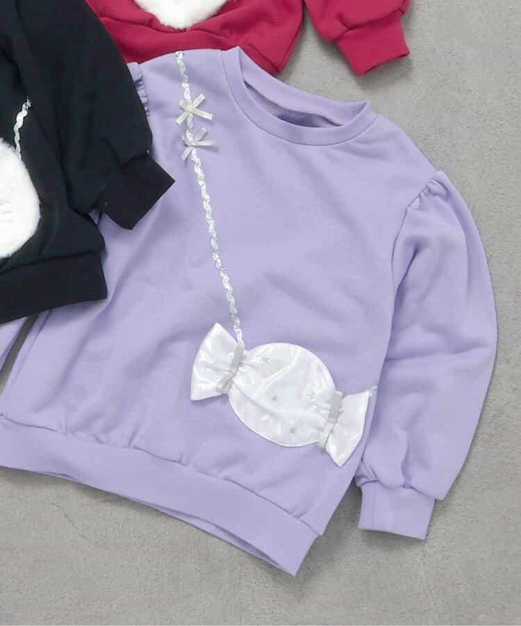 3款圖案拼接斜挎包衛衣