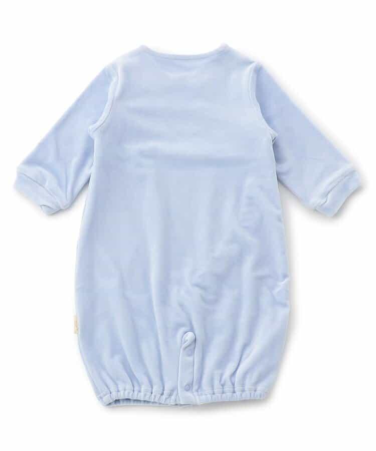 煙燻刺繡天鵝絨兩用連體衣