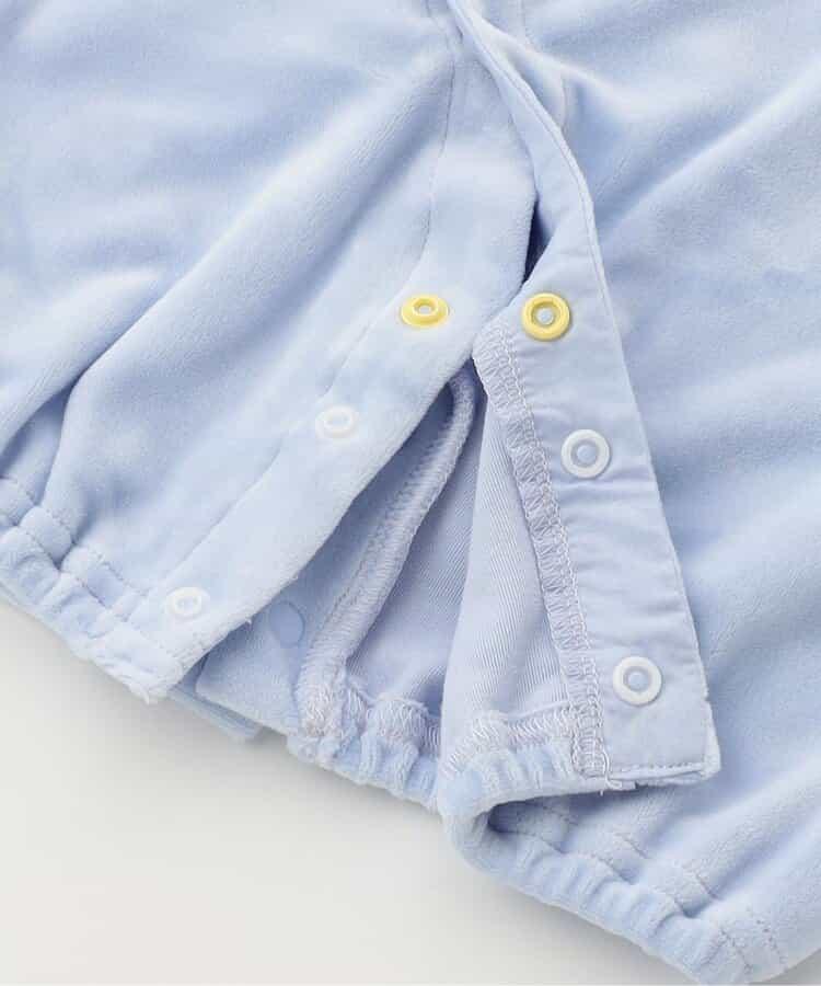 煙燻刺繡天鵝絨兩用連體衣