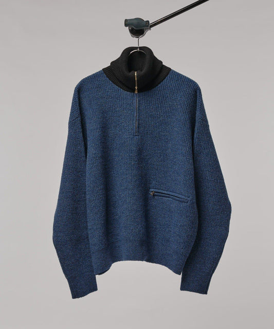 【CULLNI/クルニ】半拉鍊針織衫