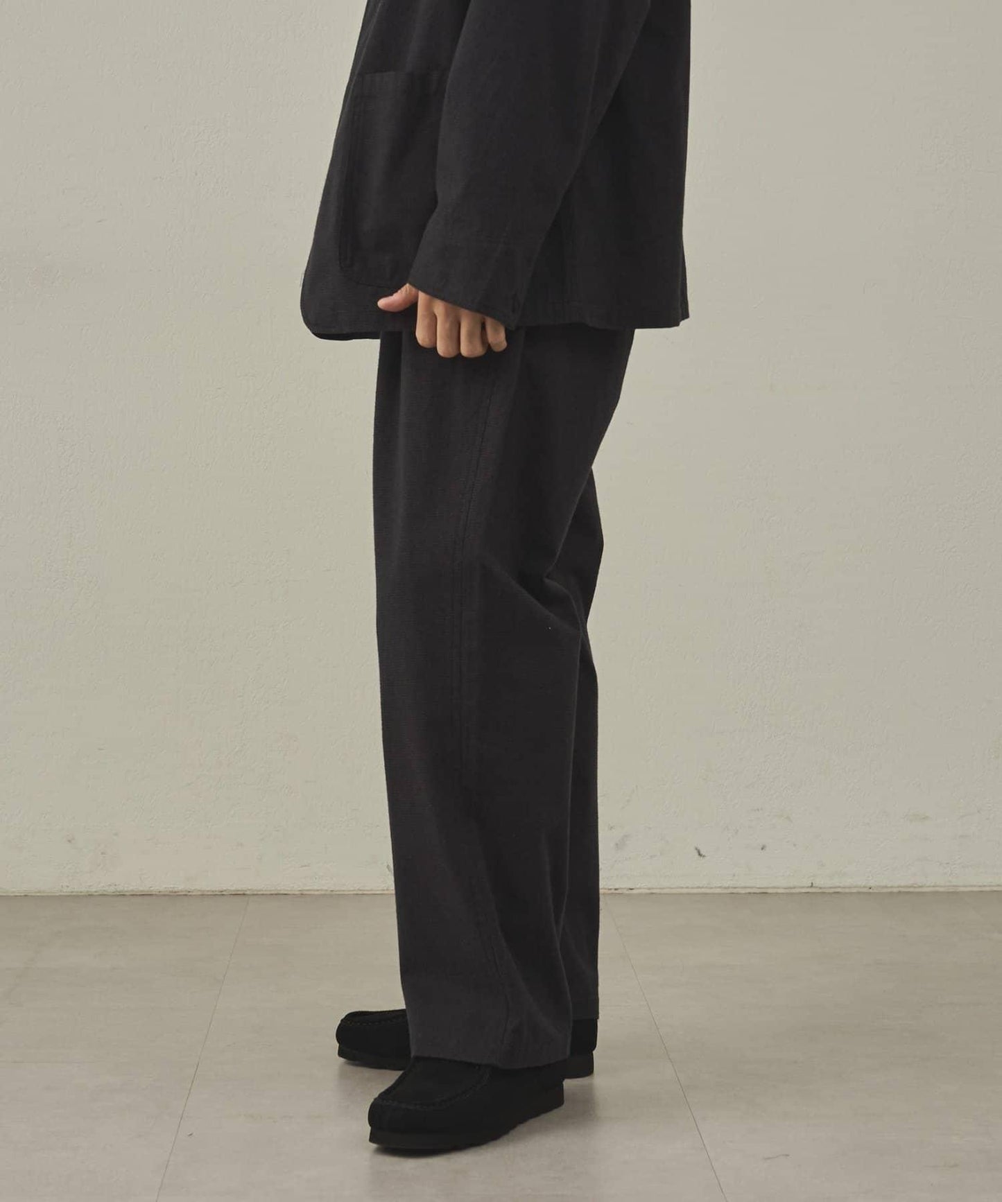 【paradigm】冬季亞麻休閒長褲U