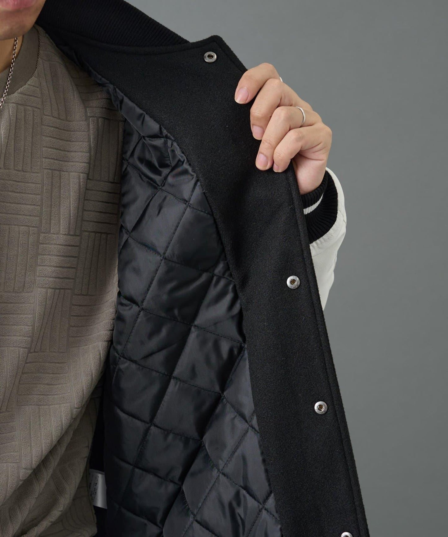 夾克呢料棒球服