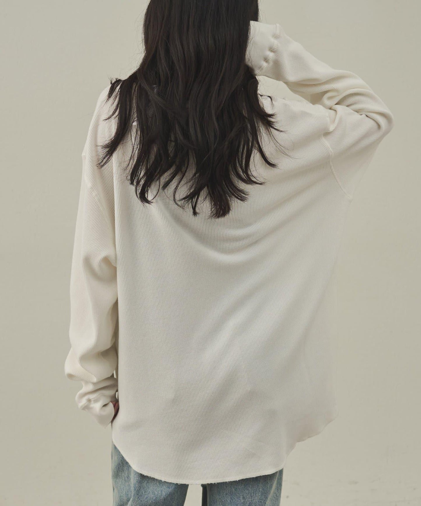 【paradigm】燃氣烤華夫格圓領長袖T恤