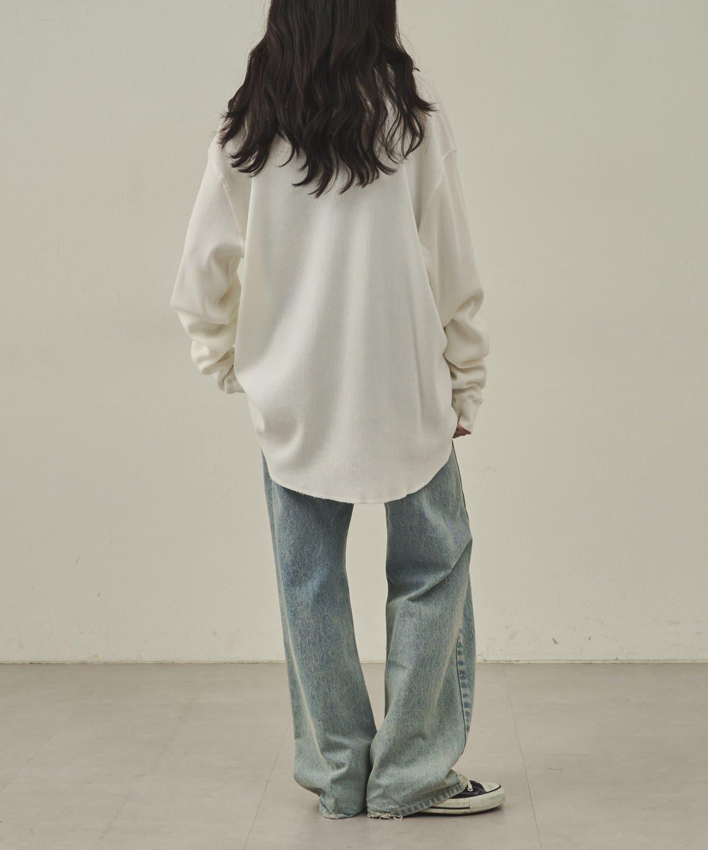 【paradigm】燃氣烤華夫格圓領長袖T恤