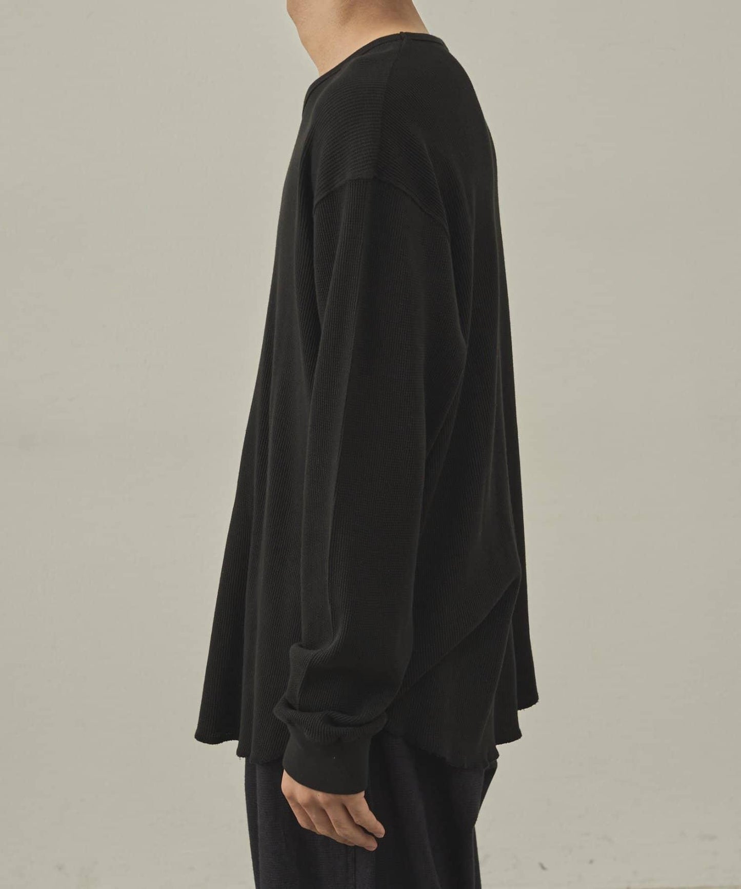 【paradigm】燃氣烤華夫格圓領長袖T恤