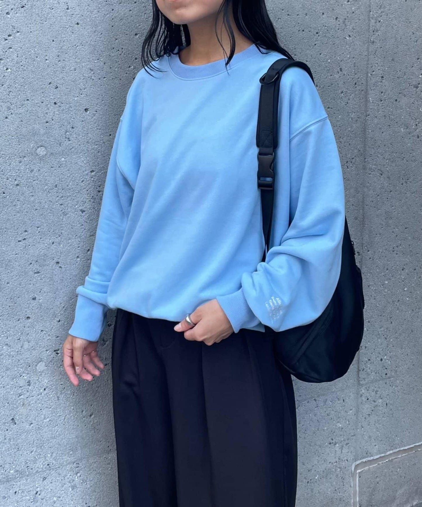 【LEI企畫/】衛衣袖部刺繡套頭衫