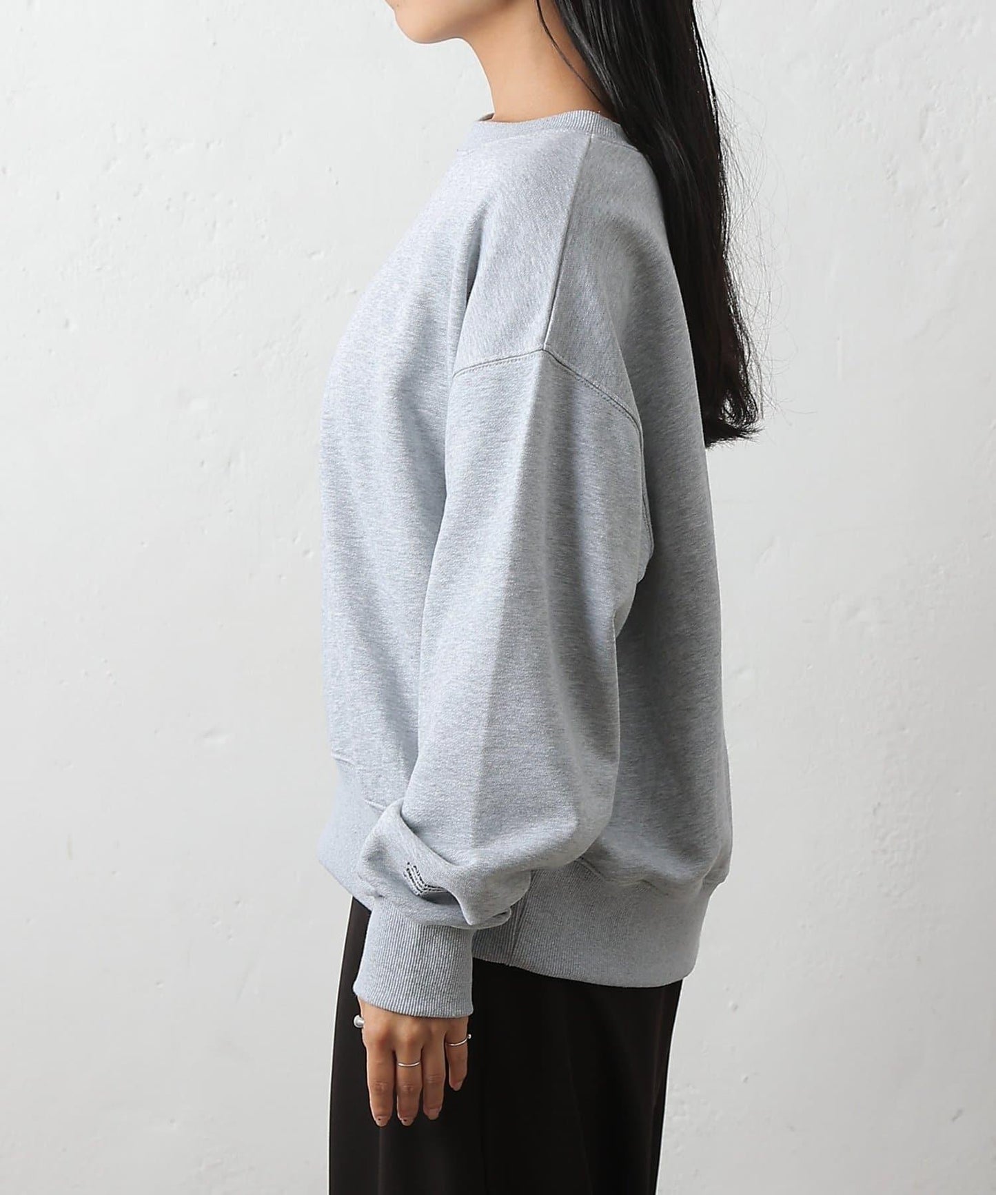 【LEI企畫/】衛衣袖部刺繡套頭衫