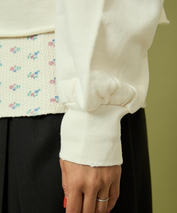 格蘭吉風格剪裁短款衛衣