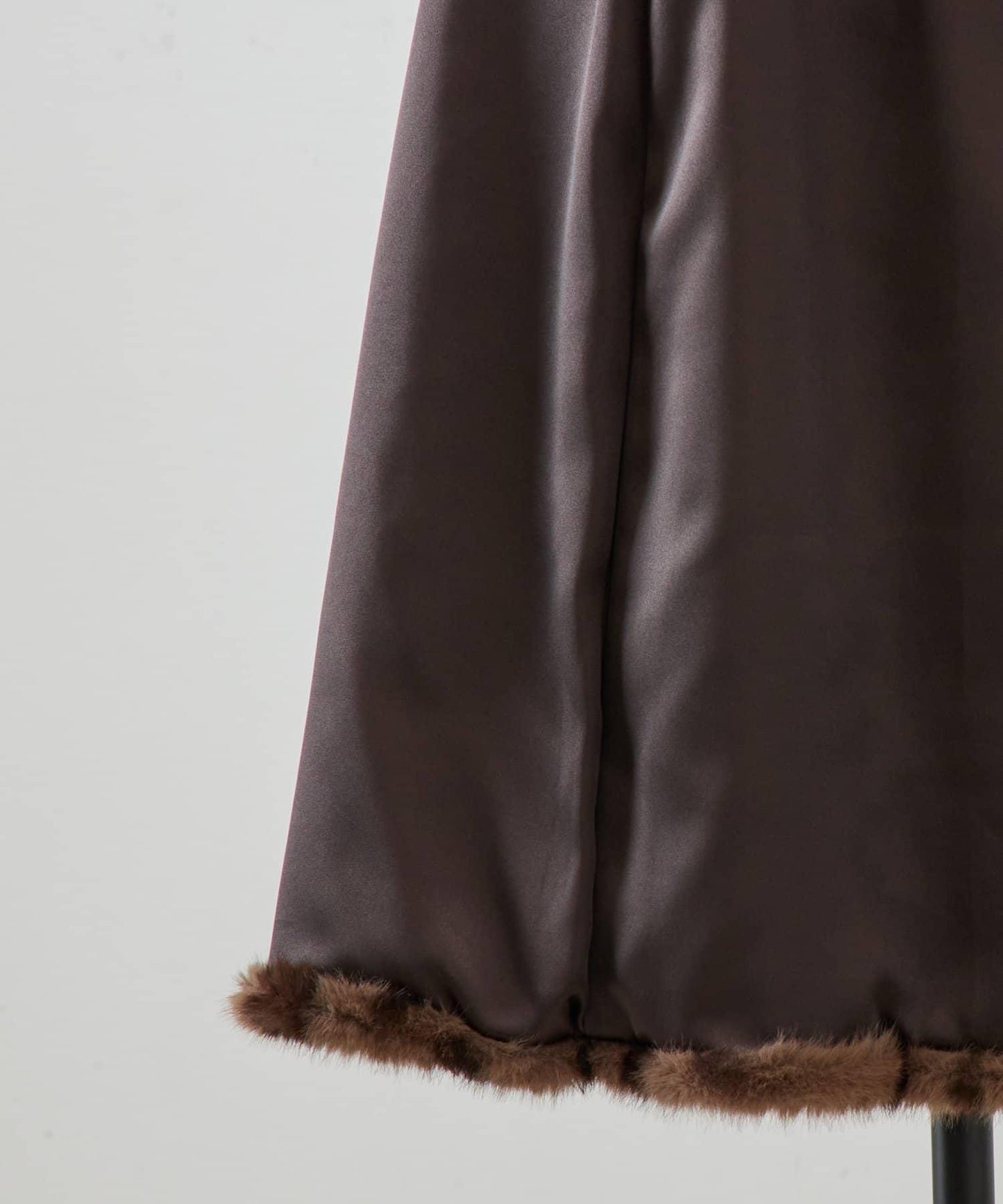 《15 quinze》豹紋仿毛皮裙