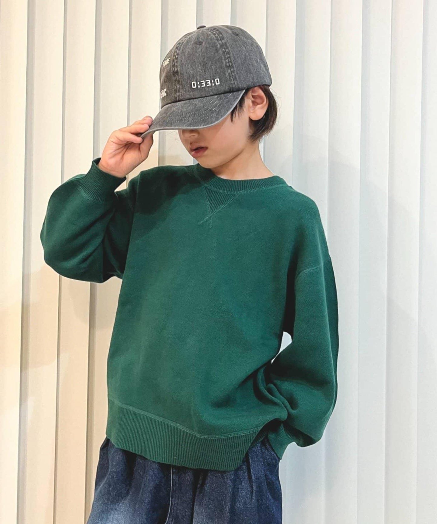 【100%純棉可水洗】【KIDS】衛衣風針織衫