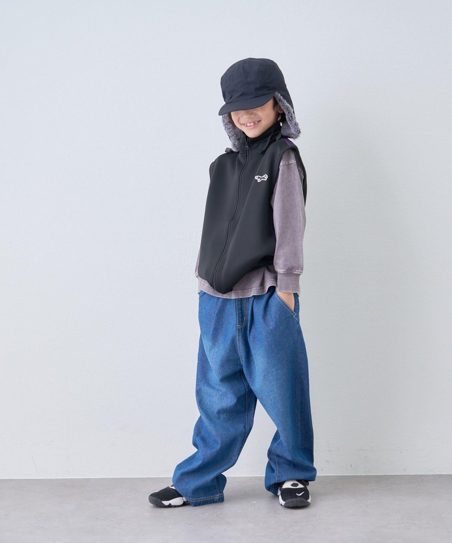 【KIDS】【FOX×TYPY】彈力運動夾克背心
