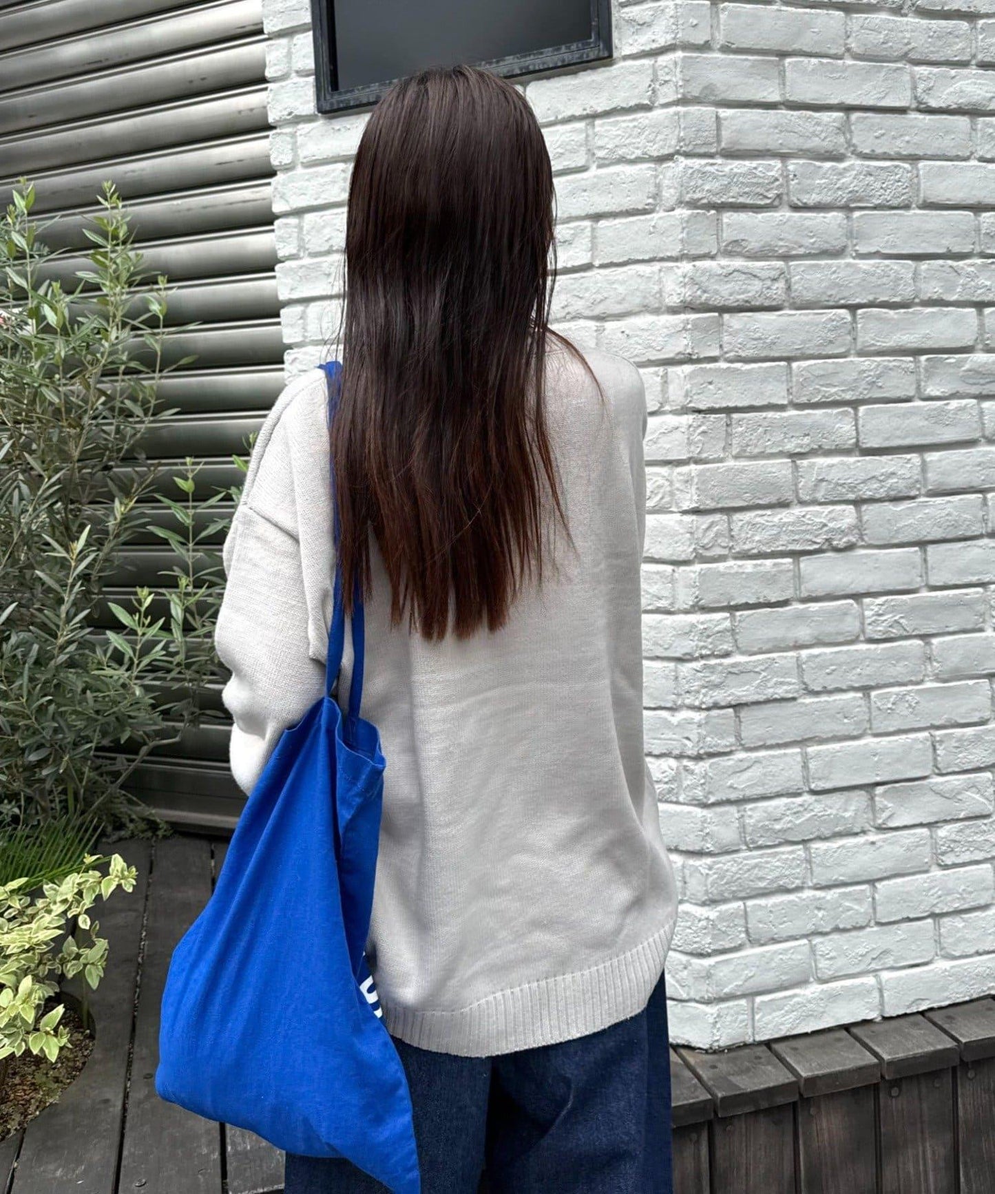 狗狗針織混合標誌提花毛衣