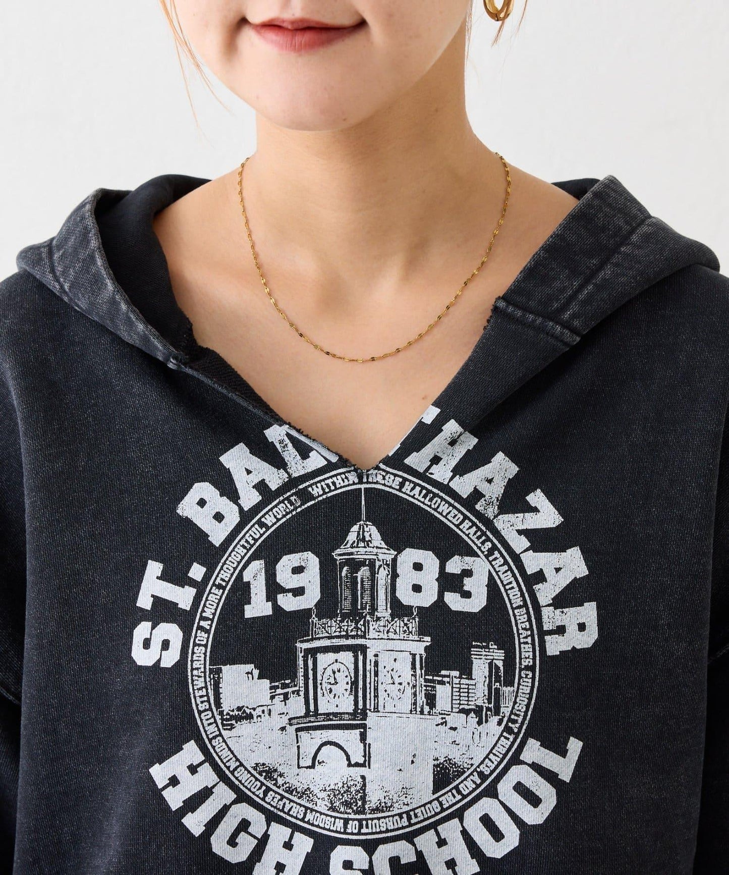 重磅工藝開領連帽衛衣