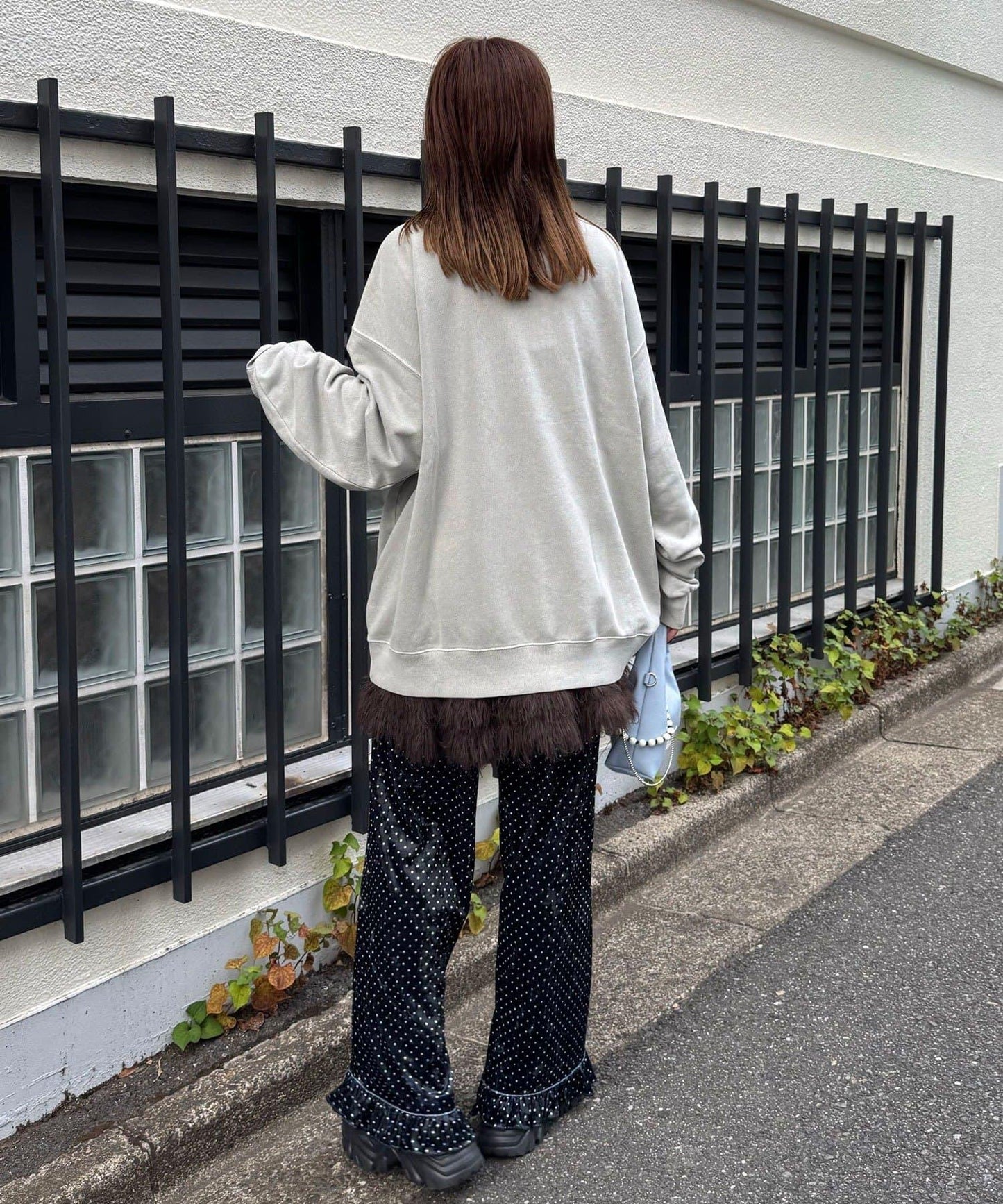 拼接印花水洗衛衣