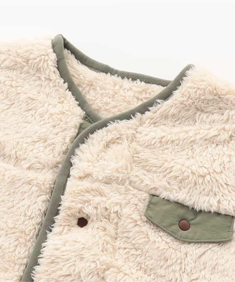 仿羊羔絨嬰兒連體睡袋