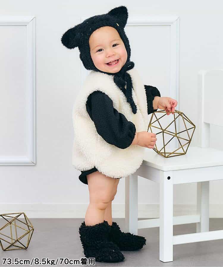 可拆卸領飾連體衣