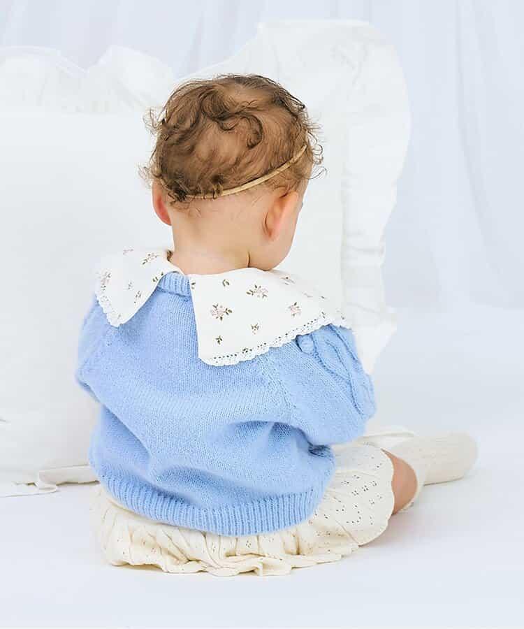 毛球針織嬰兒開衫_可機洗