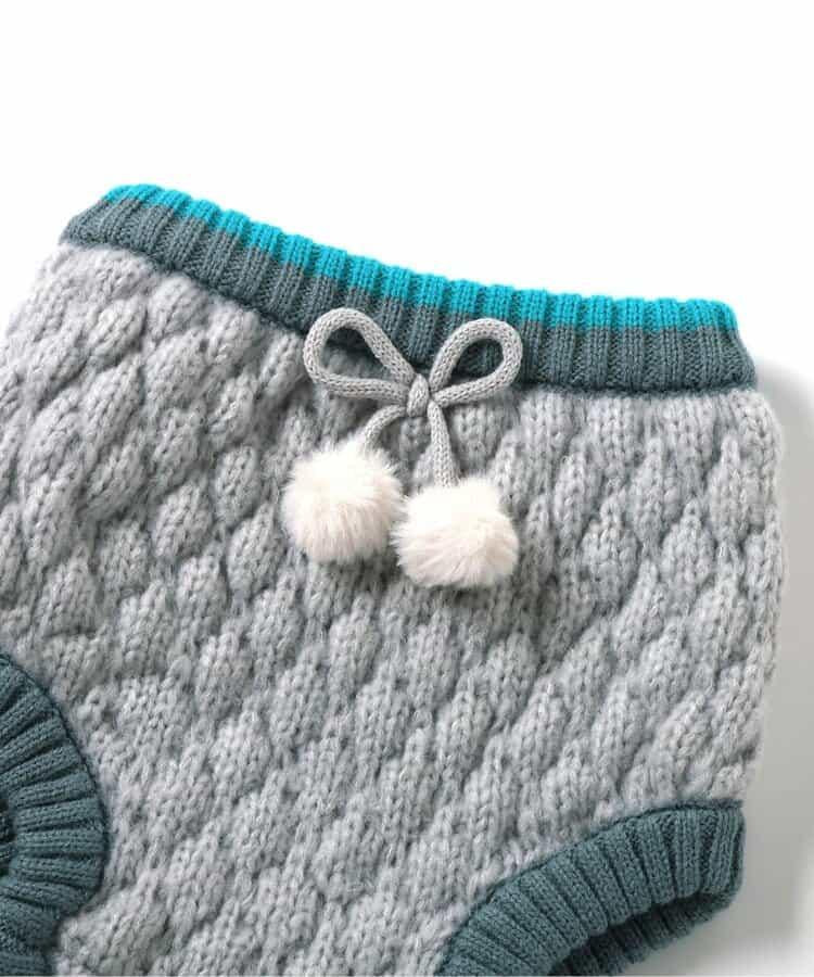 FUN!FAN!ANIMAL 凸起針織短褲