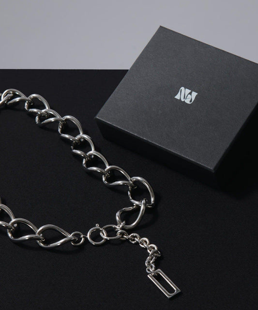 2WAY銀色鏈條項鍊