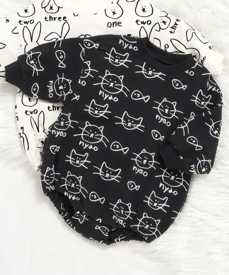 FUN!FAN!ANIMAL 全印花連體衣