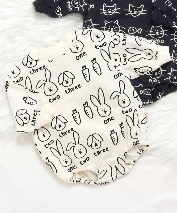 FUN!FAN!ANIMAL 全印花連體衣