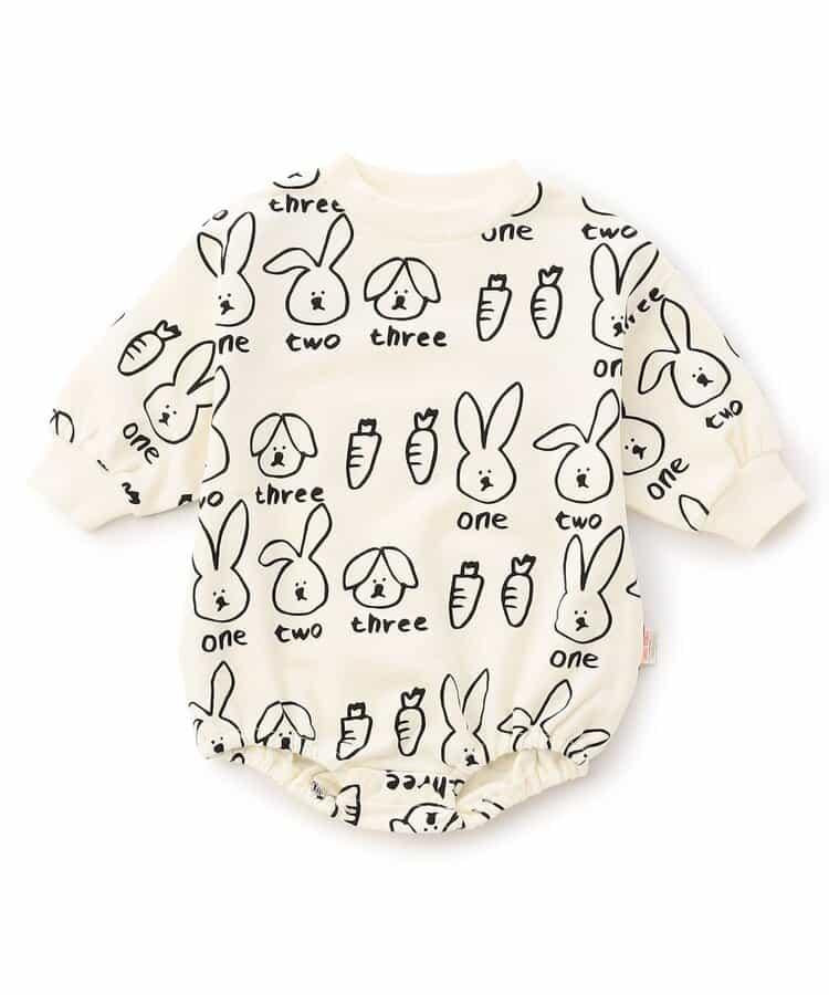 FUN!FAN!ANIMAL 全印花連體衣