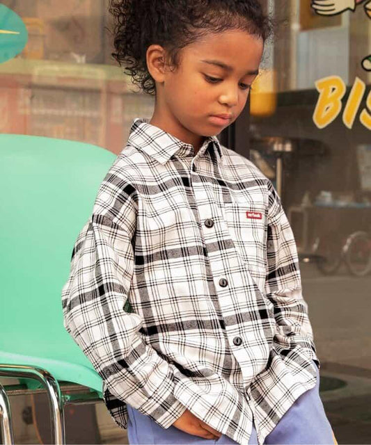 B NEWJACK 格子襯衫