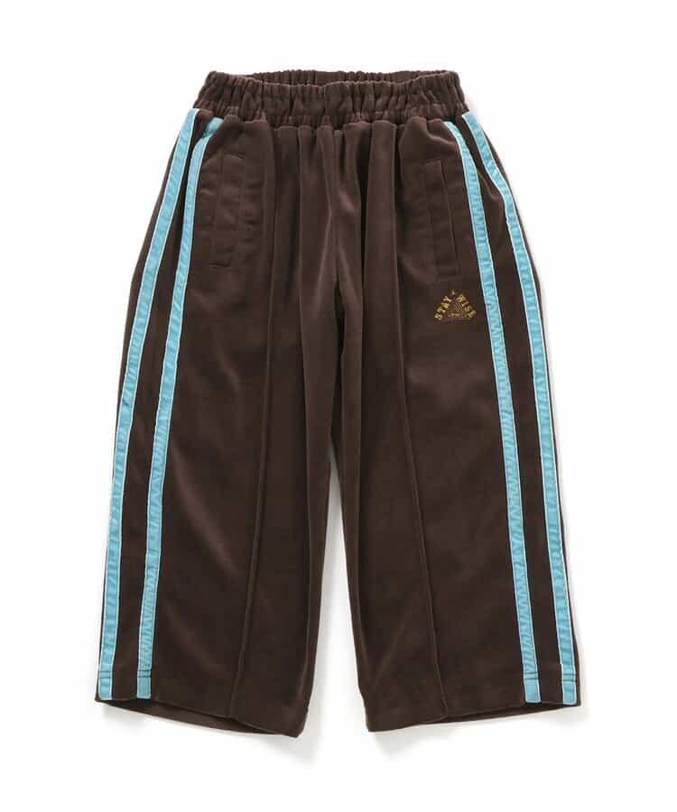 天鵝絨運動長褲(可成套搭配) 十分褲