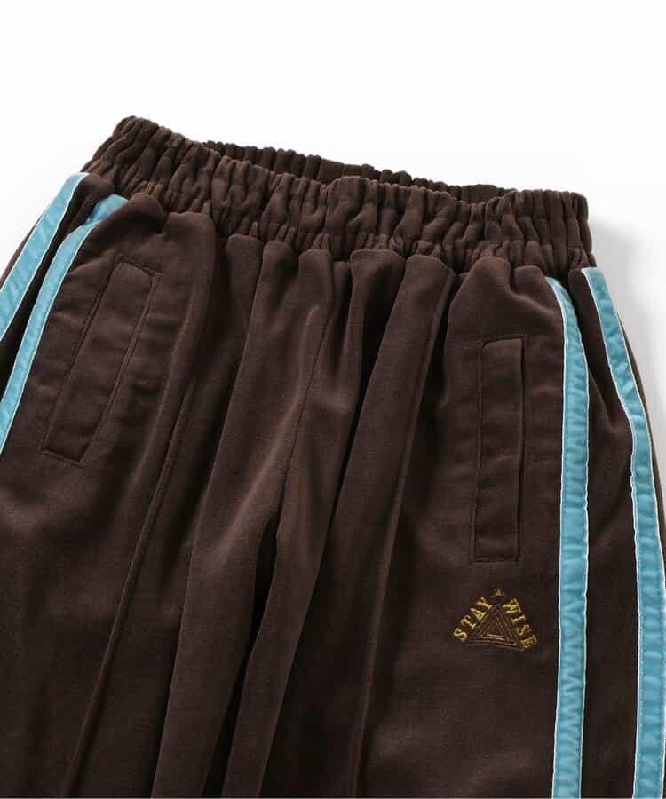 天鵝絨運動長褲(可成套搭配) 十分褲