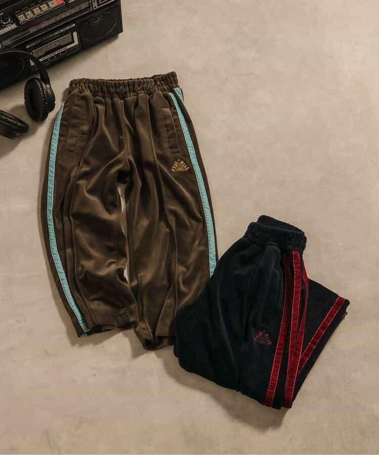 天鵝絨運動長褲(可成套搭配) 十分褲