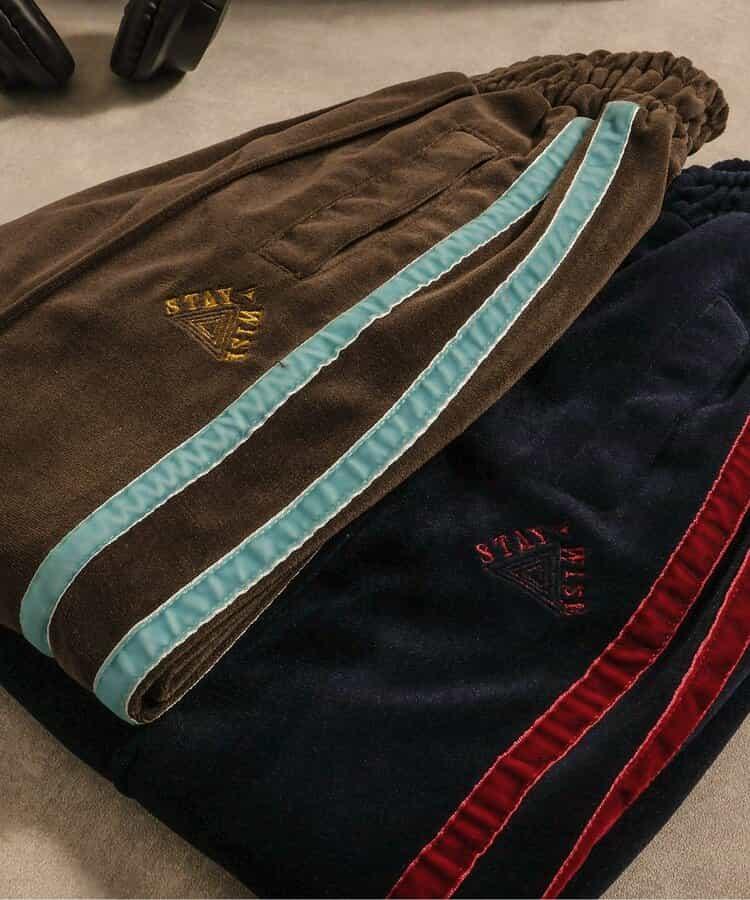 天鵝絨運動長褲(可成套搭配) 十分褲