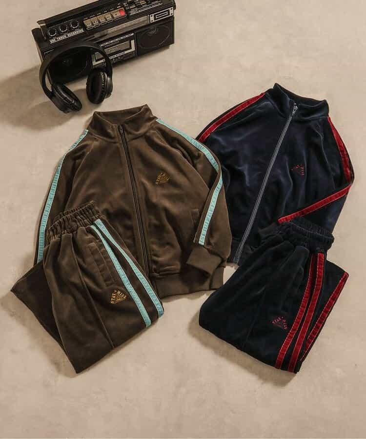 天鵝絨運動長褲(可成套搭配) 十分褲