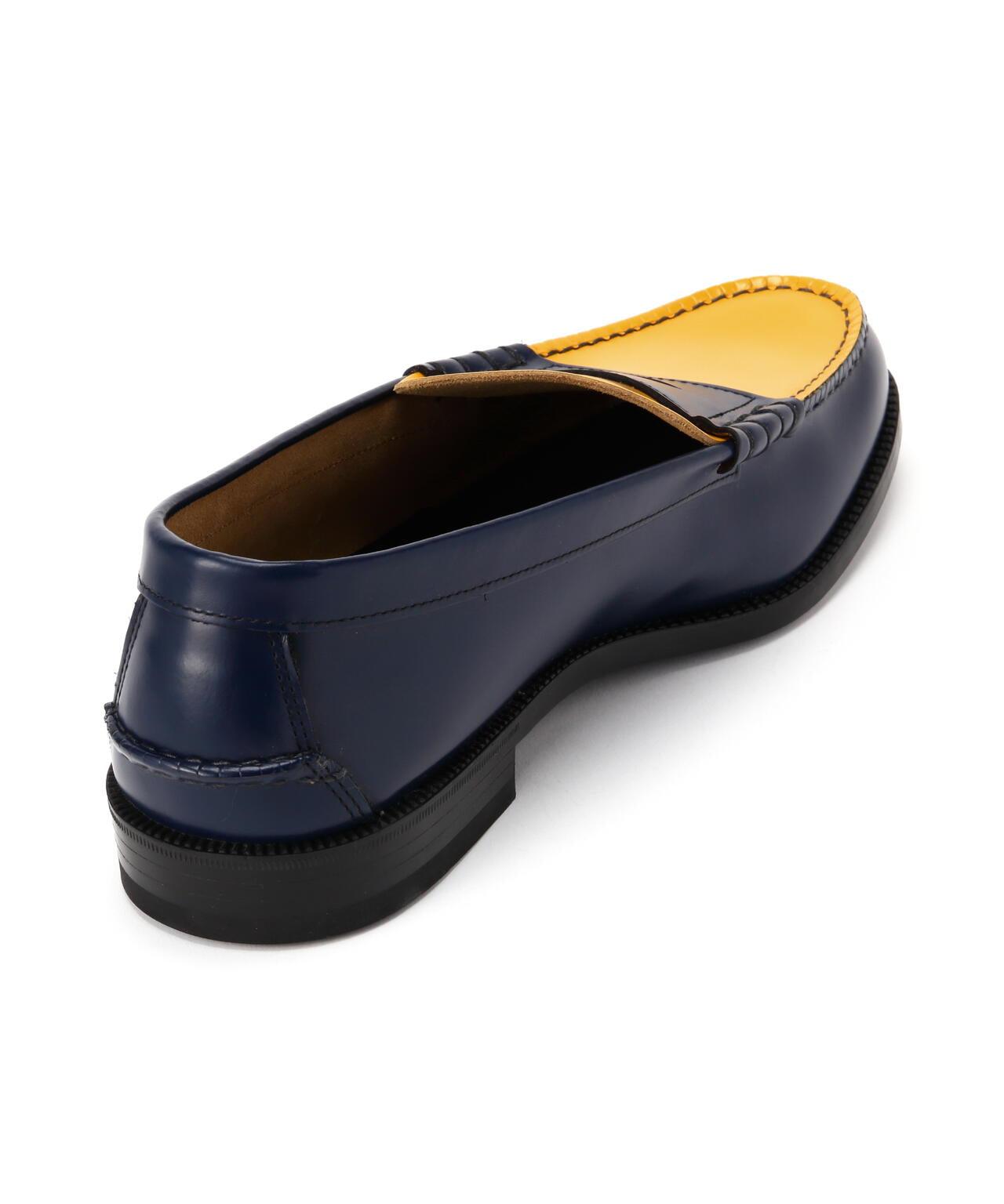The Kenford Fineshoes/COIN樂福鞋 藏青色×黃色